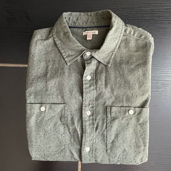 Cape Juby Men’s Button Down Long Sleeve Shirt, Med - Picture 2 of 11